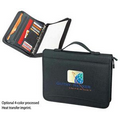 Polyester Zippered Binder Portfolio